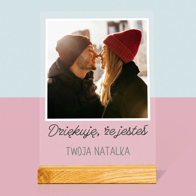 Zdjęcie I Podpis: Dla Chłopaka - Wydruk Na Szkle Akrylowym