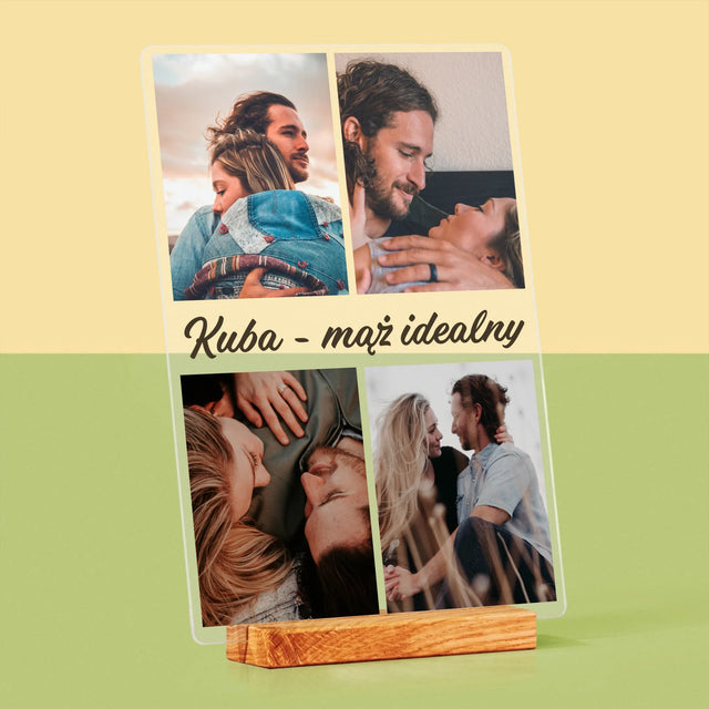 Fotokolaż: Zdjęcia Dla Męża - Wydruk Na Szkle Akrylowym