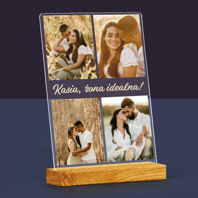 Fotokolaż: Zdjęcia Dla Żony - Wydruk Na Szkle Akrylowym