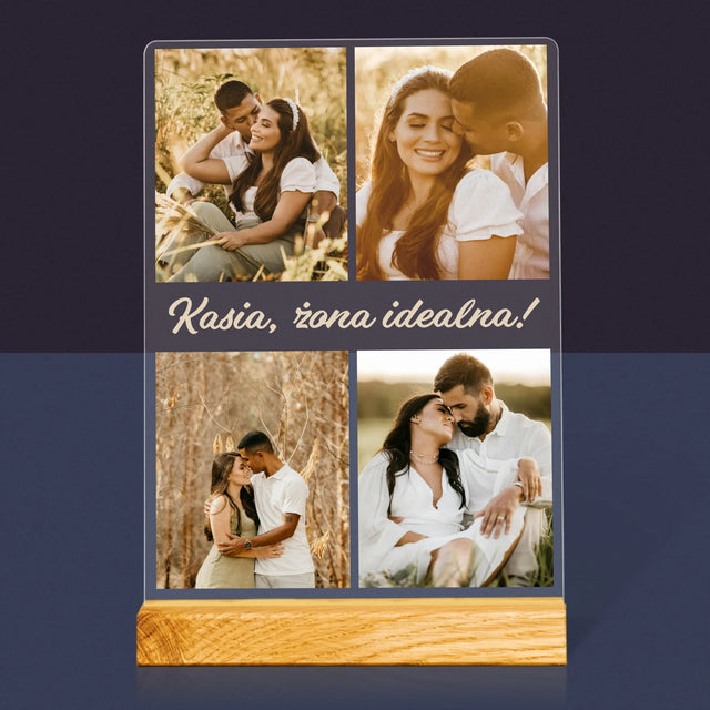 Fotokolaż: Zdjęcia Dla Żony - Wydruk Na Szkle Akrylowym