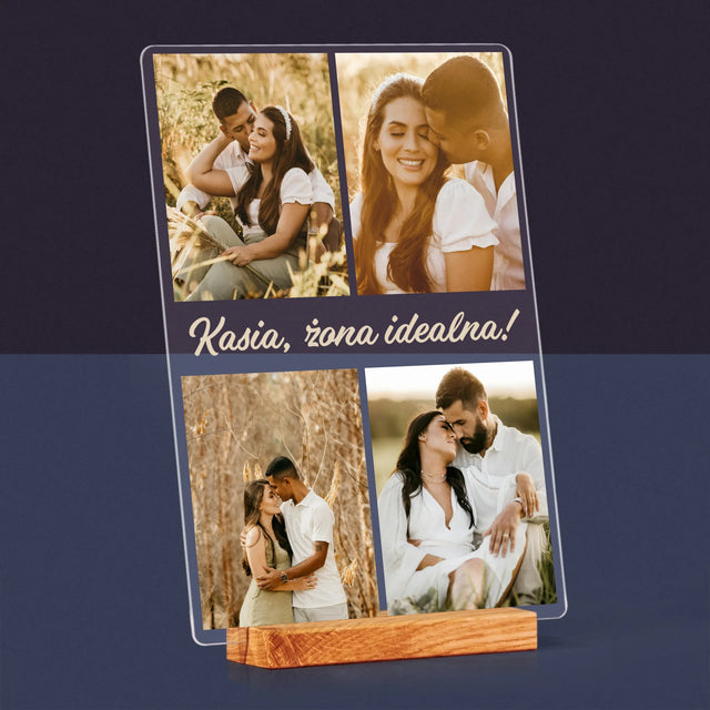 Fotokolaż: Zdjęcia Dla Żony - Wydruk Na Szkle Akrylowym