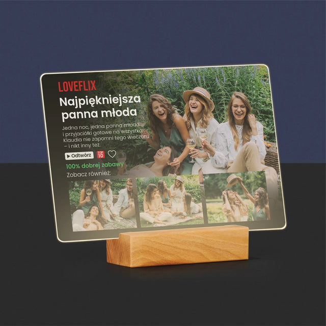 Fotokolaż: Plakat Netflix Wieczór Panieński - Wydruk Na Szkle Akrylowym