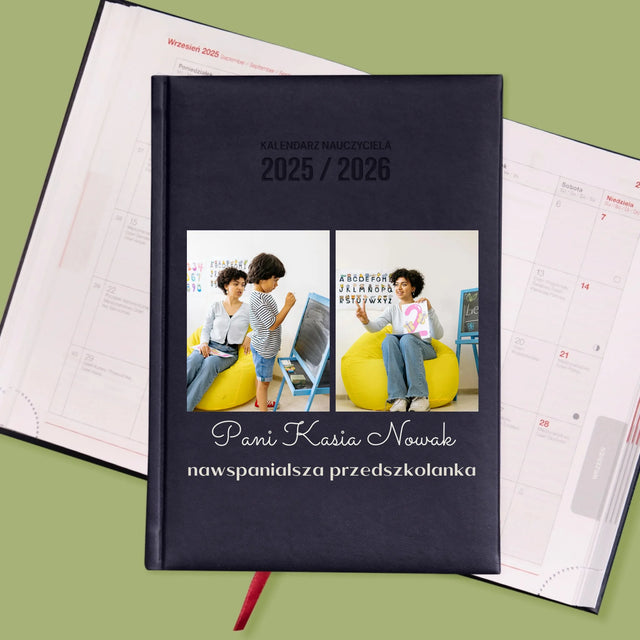 Fotokolaż: Zdjęcia dla najlepszej przedszkolanki - Personalizowany Kalendarz Nauczyciela