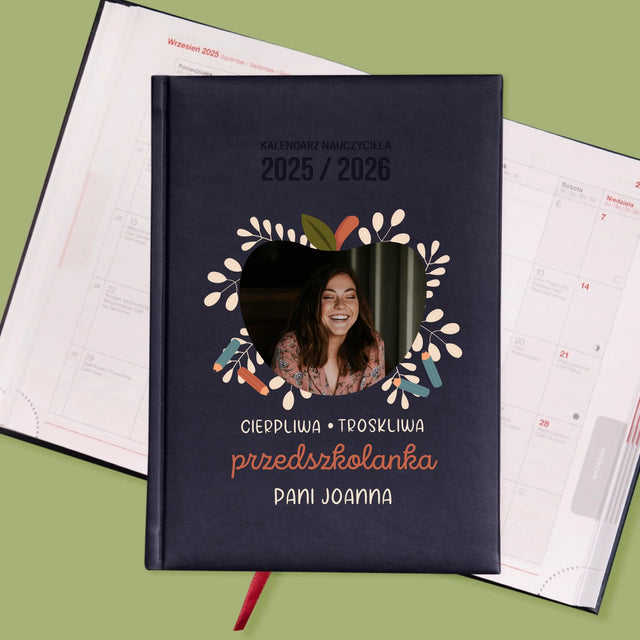 Zdjęcie i Podpis: Przedszkolanka - Personalizowany Kalendarz Nauczyciela