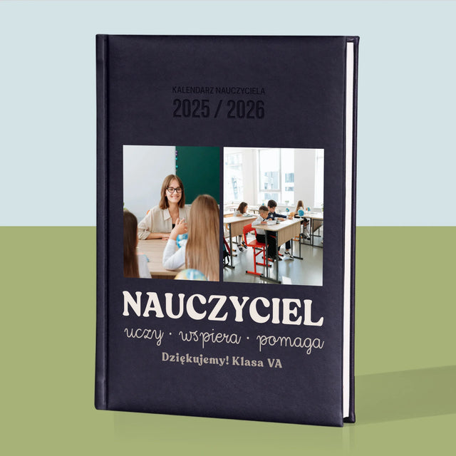 Fotokolaż: Wspaniały Nauczyciel - Personalizowany Kalendarz Nauczyciela