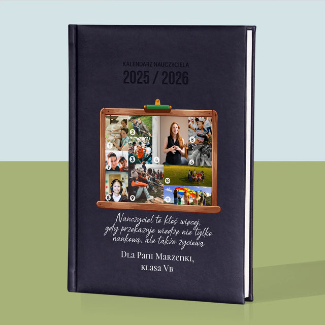 Kształt Ze Zdjęć: Nauczyciel To Ktoś Więcej - Personalizowany Kalendarz Nauczyciela