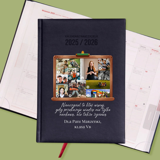 Kształt Ze Zdjęć: Nauczyciel To Ktoś Więcej - Personalizowany Kalendarz Nauczyciela