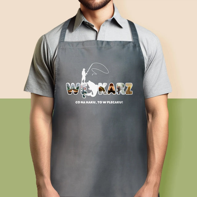 Słowo Ze Zdjęć: Co Na Haku - Fartuch z Nadrukiem