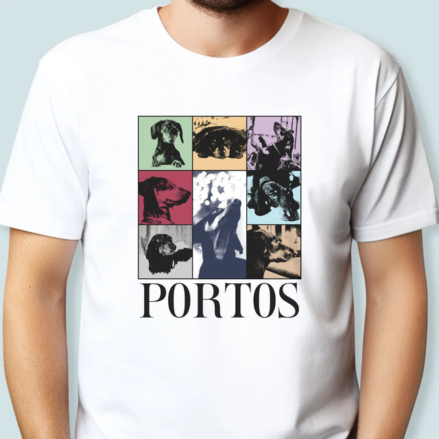 Fotokolaż: Pupil Jak Taylor - Koszulka Męska z Nadrukiem