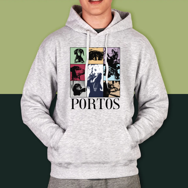 Fotokolaż: Pupil Jak Taylor - Bluza Męska z Kapturem