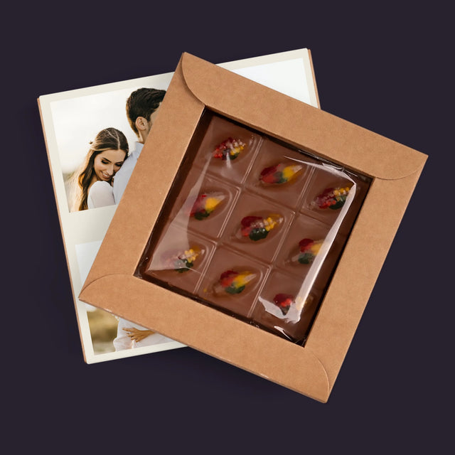 Fotokolaż: 4 Zdjęcia I Podpis - Dubajska Czekolada