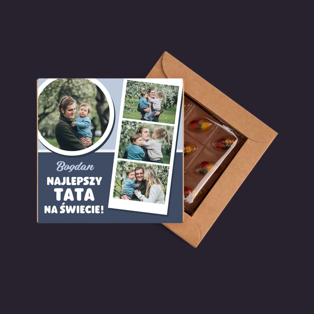 Fotokolaż: Najlepszy Tata Na Świecie - Dubajska Czekolada