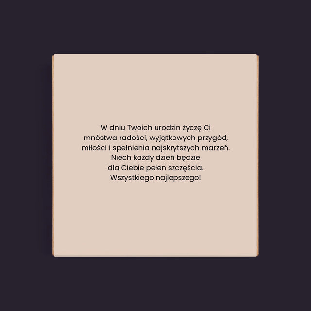 Fotokolaż: Urodzinowy - Dubajska Czekolada