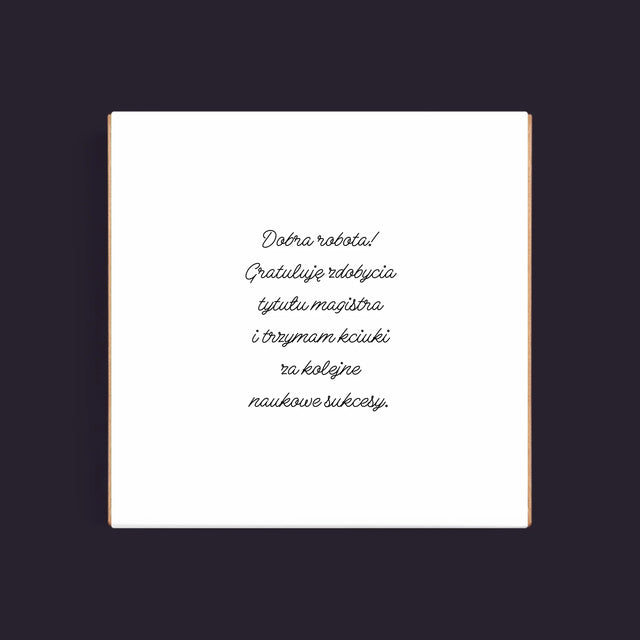 Kreator Postaci: Jesteś Magistrem - Dubajska Czekolada