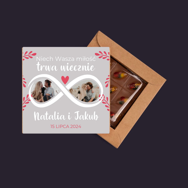 Fotokolaż: Niech Wasza Miłość Trwa Wiecznie - Dubajska Czekolada