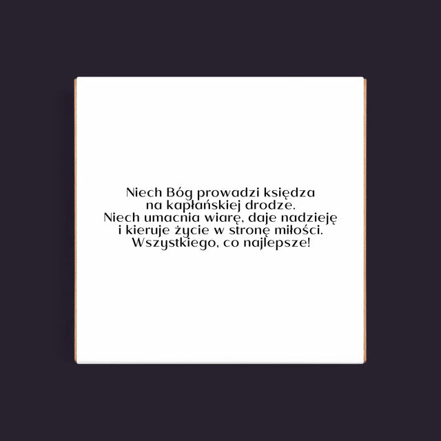 Imię I Podpis: Rocznica Święceń Kapłańskich - Dubajska Czekolada