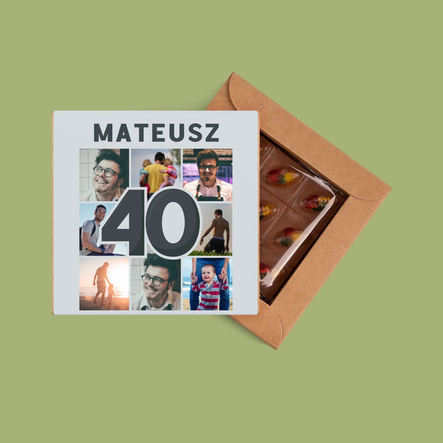 Fotokolaż: 40 Lat - Dubajska Czekolada