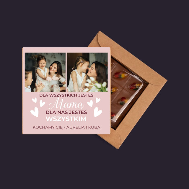 Fotokolaż: Mamo Jesteś Wszystkim - Dubajska Czekolada
