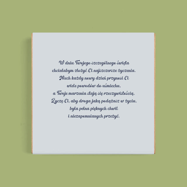 Fotokolaż: 40 Lat - Dubajska Czekolada