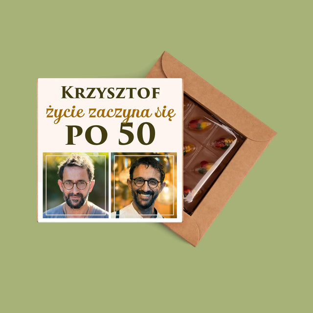 Fotokolaż: Życie Zaczyna Się Po 50 - Dubajska Czekolada