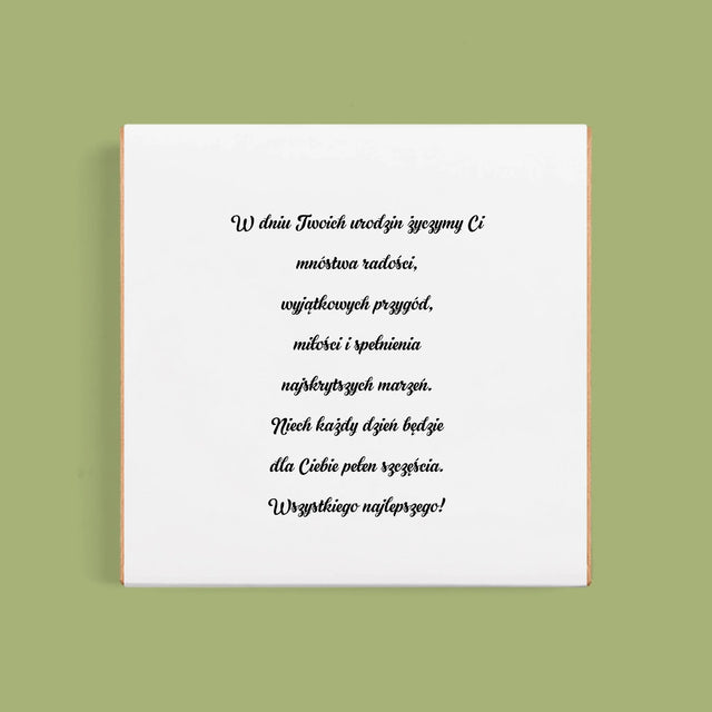 Fotokolaż: 18 Najpiękniejsze Chwile - Dubajska Czekolada