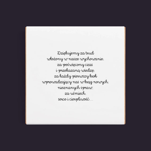 Fotokolaż: Zdjęcia Dla Najlepszego Nauczyciela - Dubajska Czekolada