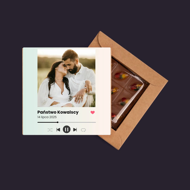 Zdjęcie I Podpis: Spotify Dla Pary Młodej - Dubajska Czekolada