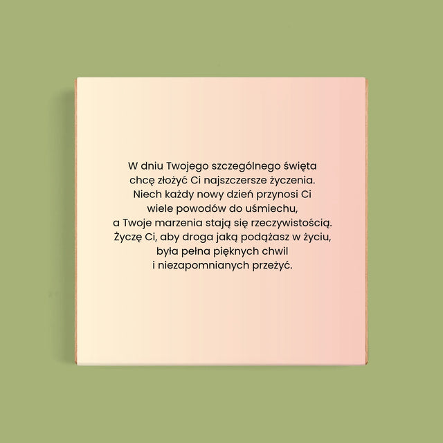 Zdjęcie I Podpis: Spotify Dla Przyjaciółki - Dubajska Czekolada