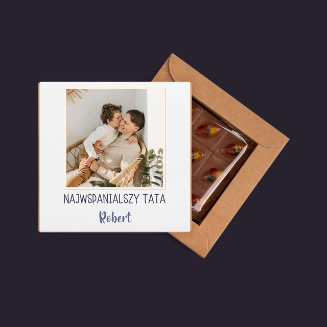 Zdjęcie I Podpis: Dla Najwspanialszego Taty - Dubajska Czekolada