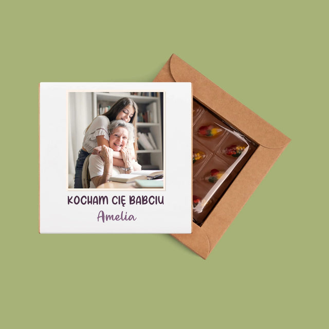 Zdjęcie I Podpis: Dla Babci - Dubajska Czekolada