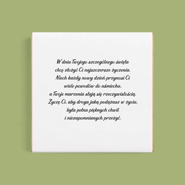 Fotokolaż: Imieninowy - Dubajska Czekolada