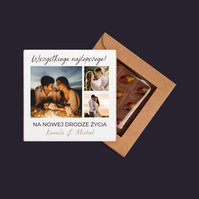 Fotokolaż: Ślubny - Dubajska Czekolada