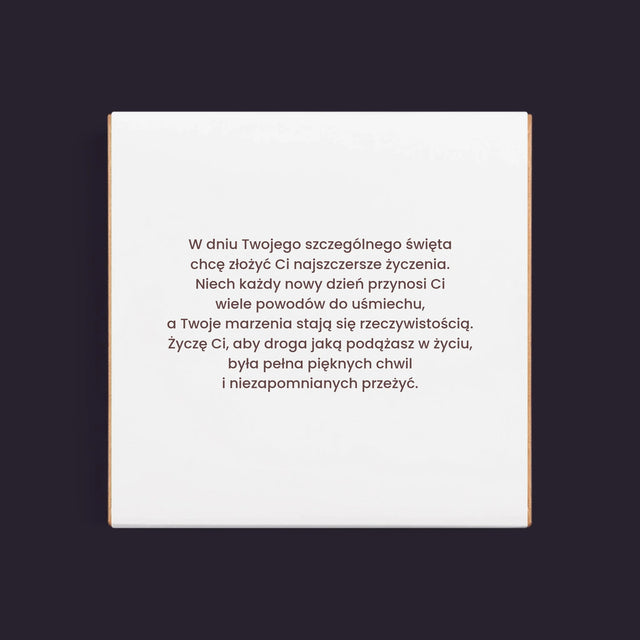 Fotokolaż: Zdjęcia Urodzinowe Życzenia - Dubajska Czekolada