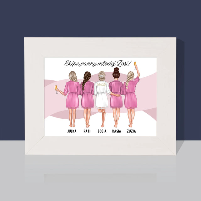 Kreator Postaci: Ekipa Panny Młodej - Ramka Na Zdjęcie