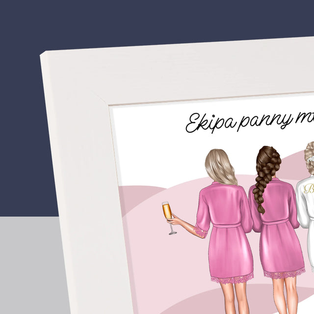 Kreator Postaci: Ekipa Panny Młodej - Ramka Na Zdjęcie