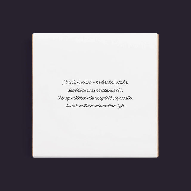 Słowo Ze Zdjęć: 20 Rocznica Ślubu - Dubajska Czekolada