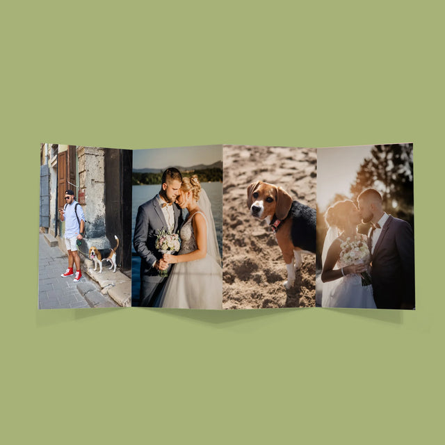 Fotokolaż: Miłość Imiona - Duża Harmonijka Ze Zdjęć