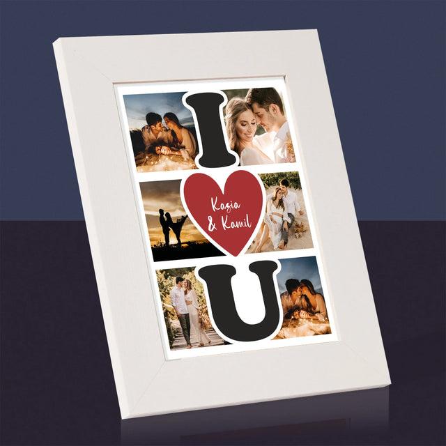 Fotokolaż: I Love You - Ramka Na Zdjęcie