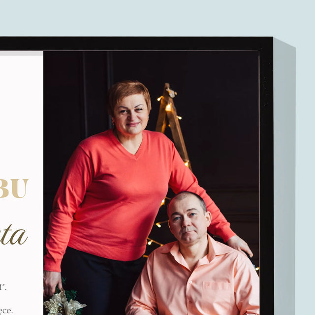 Certyfkat: Rocznica - Wydruk Obramowany