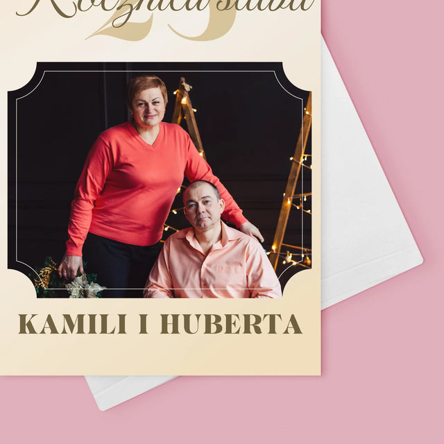 Certyfkat: Rocznica - Kartka Z Życzeniami