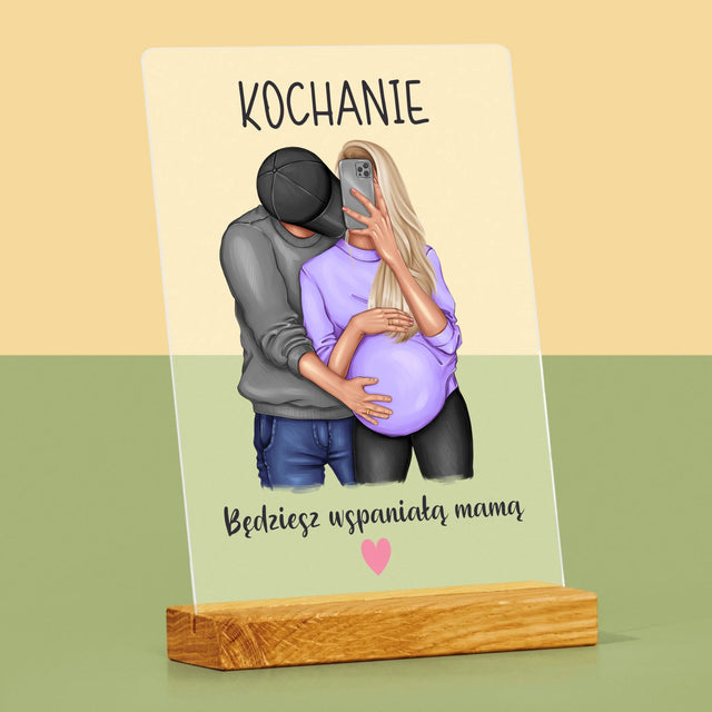 Kreator Postaci: Będziesz Wspaniałą Mamą - Wydruk Na Szkle Akrylowym