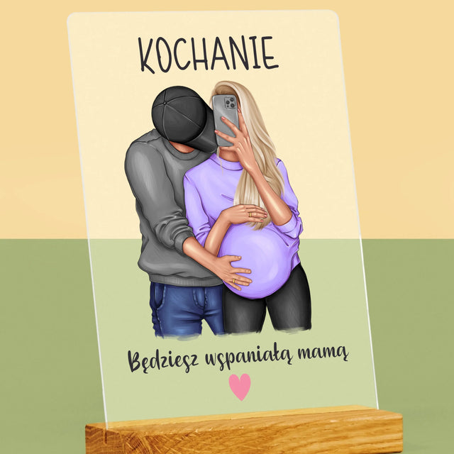 Kreator Postaci: Będziesz Wspaniałą Mamą - Wydruk Na Szkle Akrylowym