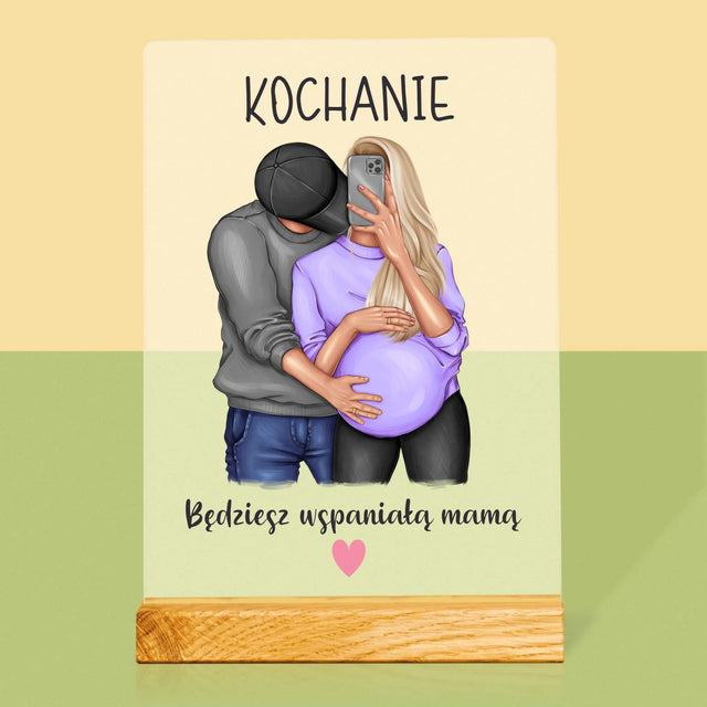 Kreator Postaci: Będziesz Wspaniałą Mamą - Wydruk Na Szkle Akrylowym