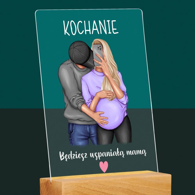 Kreator Postaci: Będziesz Wspaniałą Mamą - Wydruk Na Szkle Akrylowym