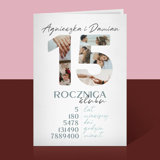 Słowo Ze Zdjęć: 15 Rocznica Ślubu - Kartka Z Życzeniami