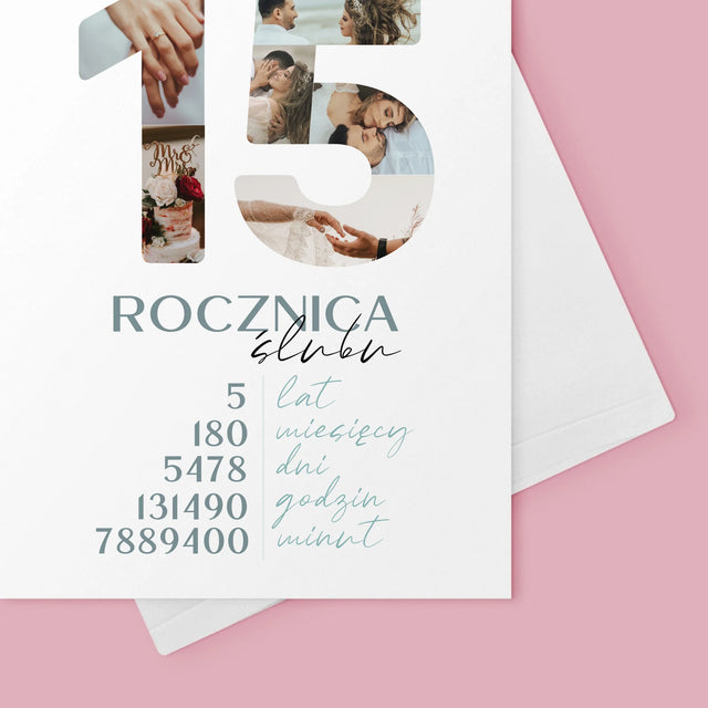 Słowo Ze Zdjęć: 15 Rocznica Ślubu - Kartka Z Życzeniami