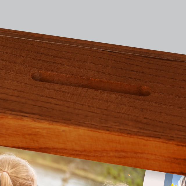 Fotokolaż: Polaroidy - Drewniana Skarbonka