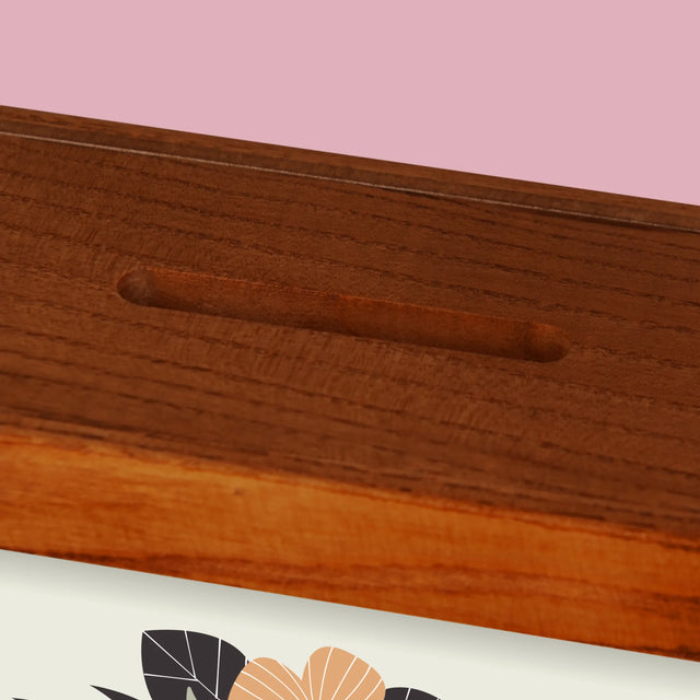 Zdjęcie I Podpis: Zakochani - Drewniana Skarbonka