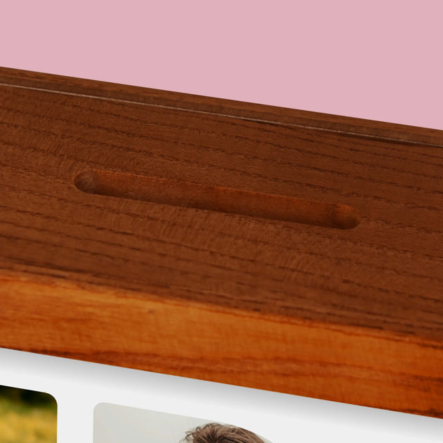 Słowo Ze Zdjęć: Mr&Mrs - Drewniana Skarbonka