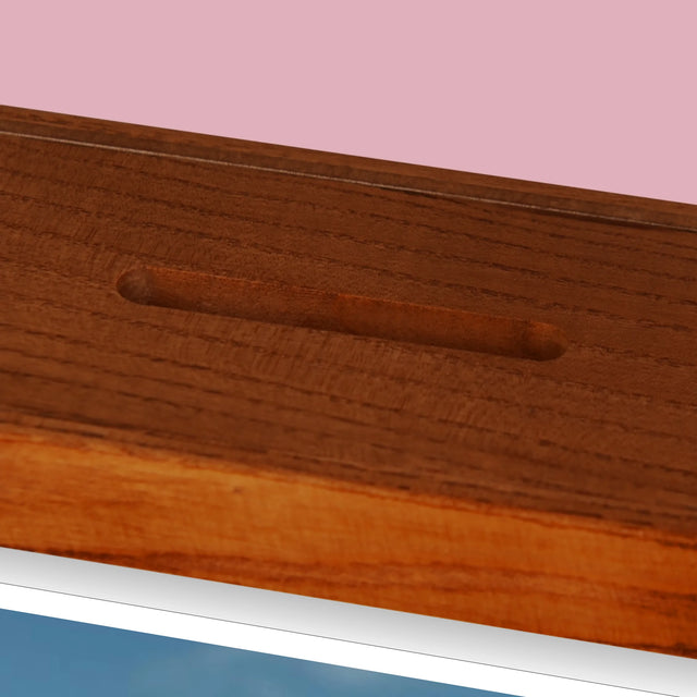 Zdjęcie I Podpis: Zdjęcie I Podpis Dla Pary Młodej - Drewniana Skarbonka